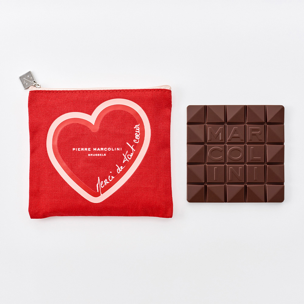 【期間限定】タブレット フルール ドゥ カカオ(ミニポーチ付き)