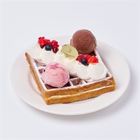 【季節限定】ワッフル オ フリュイ ルージュ & ショコラ